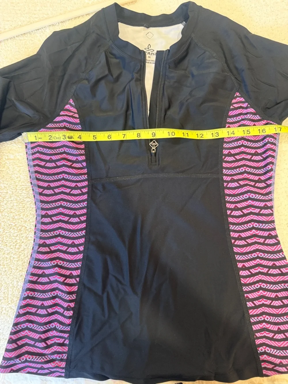 Prana Rash Guard Zip-Front - Medium - Picture 5 of 9